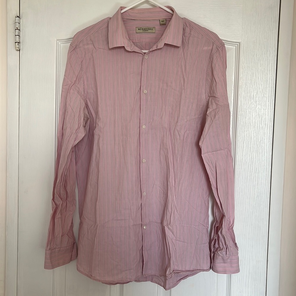 Mens Burberry Dress Shirt Size 16, 32-33
